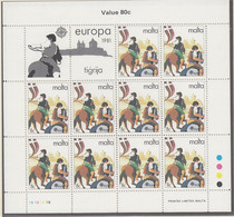 MALTA  628-629, 2 Kleinbogen, Postfrisch **, Europa CEPT:  Folklore 1981 - 1981