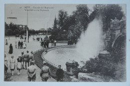 Cpa 1921 METZ Cascade De L'esplanade Waterfall On The Esplanade  - NOV41 - Metz