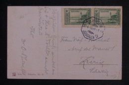 TURQUIE- Carte Postale De Jérusalem Pour La Suisse En 1914  - L 152796 - Cartas & Documentos