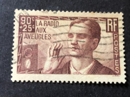 FRANCE Timbre 418  Radio Aux Aveugles - Oblitérés