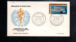 HAUTE VOLTA FDC 1966 SIEGE DE L'O M S - Opper-Volta (1958-1984)