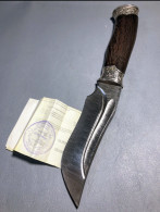COLTELLO FISSO CUSTOM - RUSSIAN KNIFE - DAMASCO - Decorative Weapons