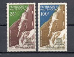 HAUTE VOLTA  PA  N° 12 + 13     NEUFS SANS CHARNIERE  COTE  4.50€    MONUMENTS DE NUBIE  VOIR DESCRIPTION - Obervolta (1958-1984)