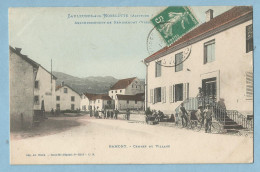 TH0195  CPA  SAULXURES-sur-MOSELOTTE   (Vosges)  BAMONT - CENTRE DU VILLAGE  - Animation  ++++++++ - Saulxures Sur Moselotte