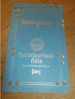 Altes Sparbuch Köln Porz , 1958 - 1961 , Hans Seeliger In Köln Porz , Sparkasse , Bank !! - Documents Historiques