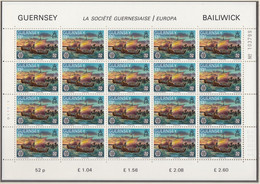 GUERNSEY  246-247, 2 Kleinbogen, Postfrisch **, Europa CEPT: Historische Ereignisse 1982, Segelschiffe - 1982