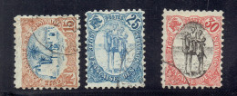 COLONIE FRANCAISE - COTE DES SOMALIS - TP N°42 - 44 - OB TB ------ N°46 OB PLI D'ANGLE - Used Stamps