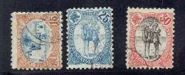 COLONIE FRANCAISE - COTE DES SOMALIS - TP N°42 - 44 - OB TB ------ N°46 OB PLI D'ANGLE - Usati