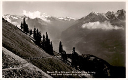 Neuer Weg Brienzer Rothorn Nach Brünig - Blick Nach Grimsel Und Engelhörner (5179) * 28. 6. 1939 - Brienz