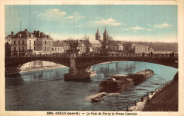 MELUN LE PONT DE FER ET LA PRISON CENTRALE - Melun