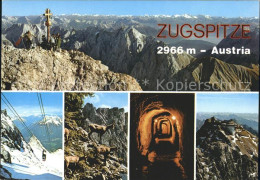 72400234 Zugspitze Gipfelkreuz Gemsen Seilbahn Bergstation Burgrain - Garmisch-Partenkirchen