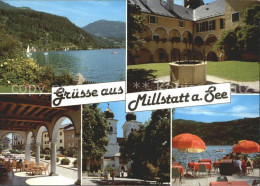 72400200 Millstatt Millstaettersee Kurort Millstaetter See Stiftshof Brunnen Sti - Autres & Non Classés