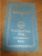 Altes Sparbuch Köln Porz , 1963 - 1970 , Bärbel König In Langenfeld - Richrath , Sparkasse , Bank !! - Documents Historiques