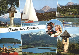 72400191 Faakersee Kaernten Ferienparadies Marterl Segelboote Strand Berge Villa - Other & Unclassified