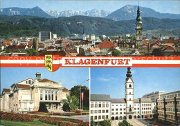 72400174 Klagenfurt Woerthersee Kaernten Stadtansicht Koschuta Stadttheater Domk - Autres & Non Classés