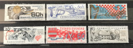 Lot De 6 Timbres Oblitérés Tchécoslovaquie 1969 - Oblitérés