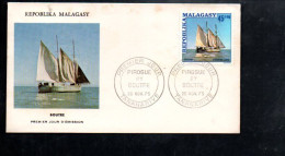 MADAGASCAR FDC 1975 BOUTRE - Madagascar (1960-...)