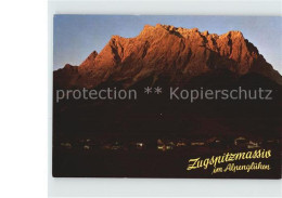 72400006 Ehrwald Tirol Zugspitzmassiv Im Alpengluehen Ehrwald - Autres & Non Classés