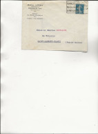 LETTRE AFFRANCHIE N° 140 - OBLITERATION DAGUIN  "DUNKERQUE -MALO  LES BAINS -LE PORT LA PLAGE -CAD 1924 - Mechanical Postmarks (Other)