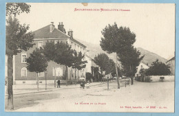 TH0797  CPA  SAULXURES-sur-Moselotte  (Vosges)  LA MAIRIE ET LA PLACE  ++++++ - Saulxures Sur Moselotte