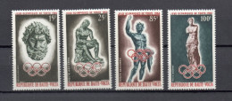 HAUTE VOLTA  PA  N° 14 à 17     NEUFS SANS CHARNIERE  COTE  5.80€    JEUX OLYMPIQUES YOKYO SPORT - Upper Volta (1958-1984)