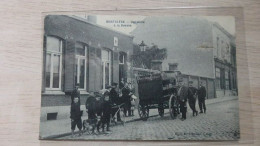 Montaleux / Mont-à-Leux - Une Visite à La Douane - Attelage - Ed: E. Dumont - Circulé: 1908 - Voir 2 Scans - Mouscron - Moeskroen