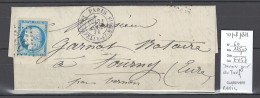 France - Lettre Paris - 31/08/1871- DERNIER JOUR DU TARIF A 20 CTS - 1877-1920: Période Semi Moderne