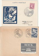 Carte Et Enveloppe Exposition Prisonnier Stalag 15/2/46. Collection BERCK. - Lettres & Documents