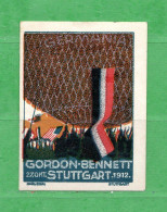 ( Us.8) GERMANIA - * 1912 VIGNETTE  NON DENTELE GORDON BENNETT STUTTGART  BALLON- MH*- - Luft- Und Zeppelinpost