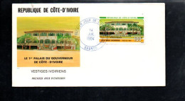 COTE D'IVOIRE FDC 1984 PALAIS DU GOUVERNEUR - Ivory Coast (1960-...)