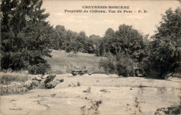 Chevresis-Monceau Canton Ribemont Propriété Du Château Vue Du Parc Petit Village Marne 02270 Cpa Ecrite Au Dos B.Etat - Autres & Non Classés