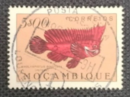 MOZPO0371UP6 - Fishes - 5$00 Pink Used Stamp - Mozambique - 1951 - Mozambique