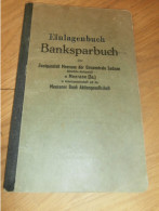 Altes Sparbuch Meerane I. Sa., 1933 - 1945 , W. Ulbricht In Meerane I. Sa. , Sparkasse , Bank !! - Documents Historiques