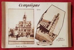 CPA - Compiègne -( Oise) - Hôtel De Ville - Eglise St Jacques - Compiegne