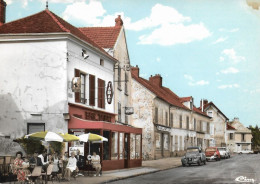 77 - Saacy Sur Marne - Le Café-Tabac - Animée - 2 CV Citroën - CPM Dentelée écrite - Autres & Non Classés