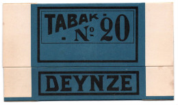 DEYNZE - VAN DER CRUYSSEN - Boite De Conditionnement De Tabac Jamais Utilisée - TABAC N° 20. - - Cajas Para Tabaco (vacios)