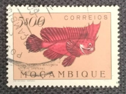 MOZPO0371UP9 - Fishes - 5$00 Pink Used Stamp - Mozambique - 1951 - Mozambique