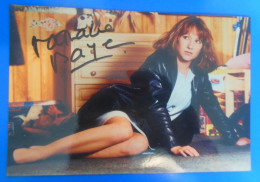 AUTOGRAPHE DE NATHALIE BAYE SUR PHOTO - Actores Y Comediantes 