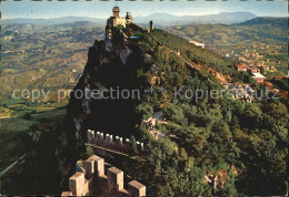 72399596 San Marino Repubblica Fliegeraufnahme La Seconda E La Terza Torre San M - San Marino