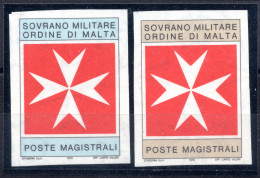 SMOM Segnatasse Non Dentellati, Senza Soprastampa - Malta (Orde Van)