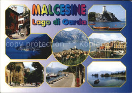 72399538 Malcesine Lago Di Garda Lago Di Garda Hafen Panorama Schloss Malcesine - Otros & Sin Clasificación