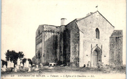 17 Environs De Royan - TALMONT - L'église Et Le Cimetière - Autres & Non Classés