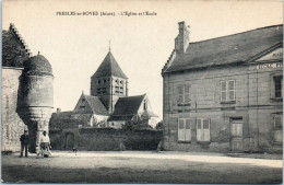 02 PRESLES-et-BOVES - L'église Et L'école - Andere & Zonder Classificatie