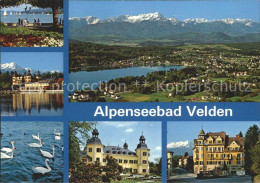 72399486 Velden Woerthersee Strandpromenade Schloss Alpenseebad Krawankenkette V - Autres & Non Classés