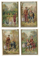 S 203, Liebig 6 Cards, Le Deux Pecheurs (one Card Has Small Damage At The Right Side) (ref B2) - Liebig