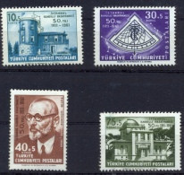 TURKEY 1961 Kandilli Observatory MNH - Unused Stamps