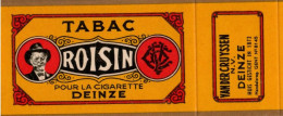 DEINZE - VAN DER CRUYSSEN - Boite De Conditionnement De Tabac Jamais Utilisée - TABAC ROISIN. - - Empty Tobacco Boxes