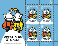 2024 - SAN MARINO - VESPA CLUB D'ITALIA / VESPA CLUB OF ITALY - CONGIUNTA / JOINT ISSUE WITH ITALY. MNH - Gezamelijke Uitgaven
