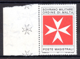 SMOM - ST Croce Di Malta Senza Soprastampa Vignetta Grigio Rosso - Malta (Orde Van)
