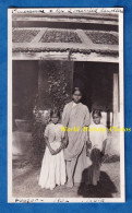 Photo Ancienne - INDIA ? SRI LANKA ? BANGLADESH ? - Portrait Femme & Ses Filles Déja Mariées - Enfant Robe Fille Femme M - Azië